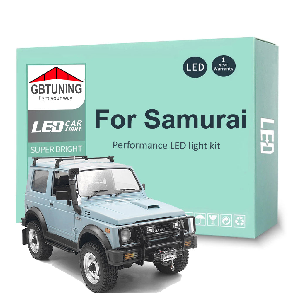 AutoGlowLED 8Pc LED Interior Light Kit for Suzuki Samurai SJ413 1985-1995 Canbus