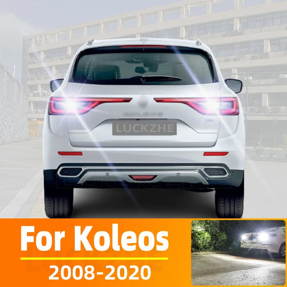 AutoGlowLED LED Reverse Light for Renault Koleos 1 & 2 (2008-2020) 2pcs