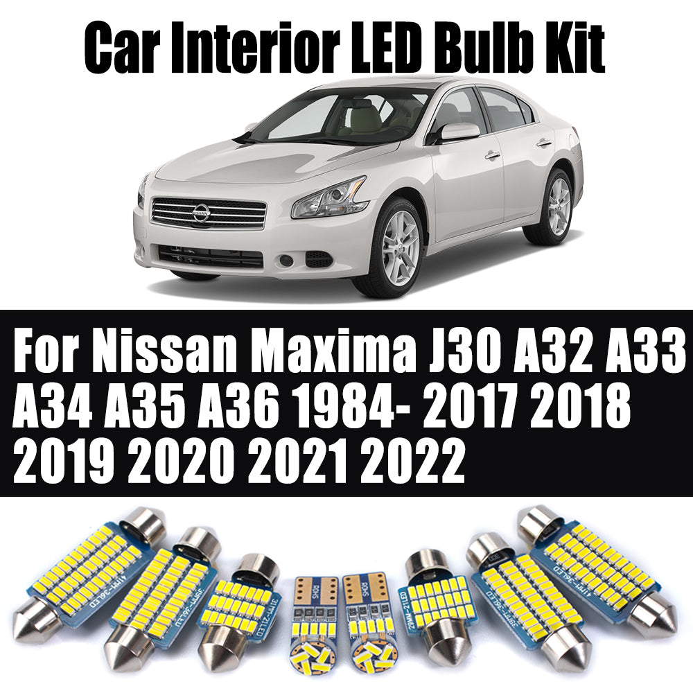 AutoGlowLED Interior LED Light Kit for Nissan Maxima 1984-2022