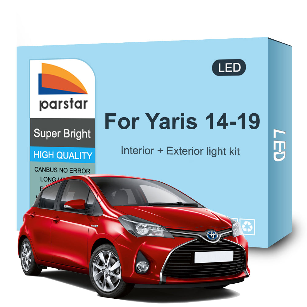 AutoGlowLED LED Interior Light Kit for Toyota Yaris 2014-2019 Canbus Error Free