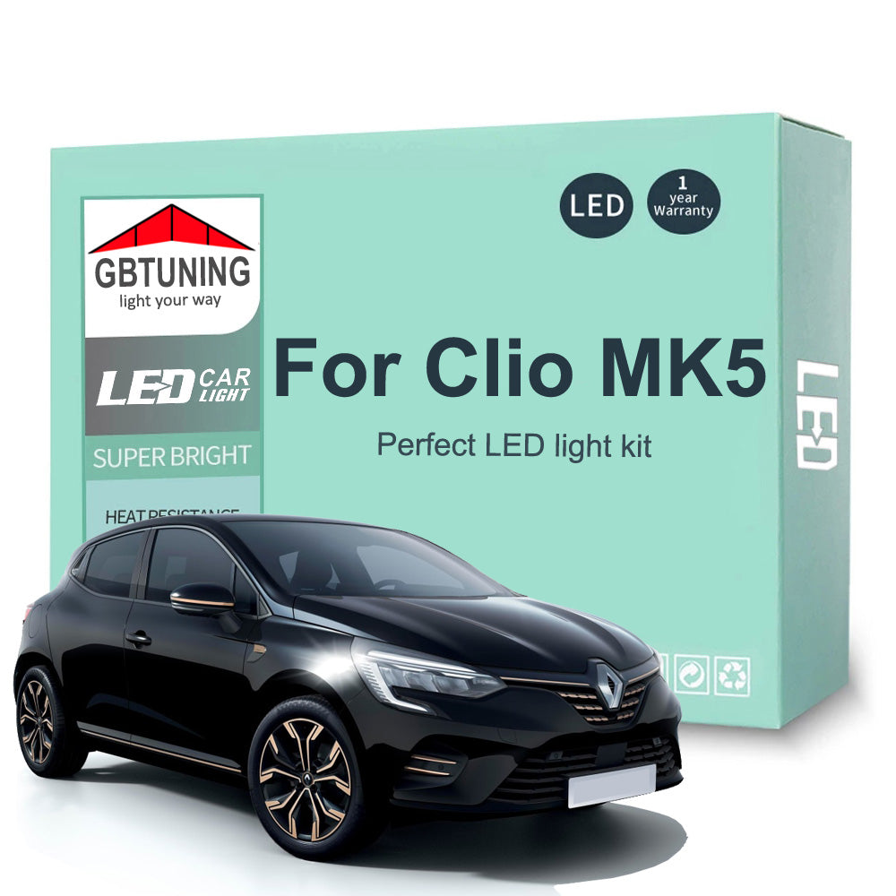 AutoGlowLED Canbus LED Interior Light Kit for Renault Clio 5 V MK5 2019-2023