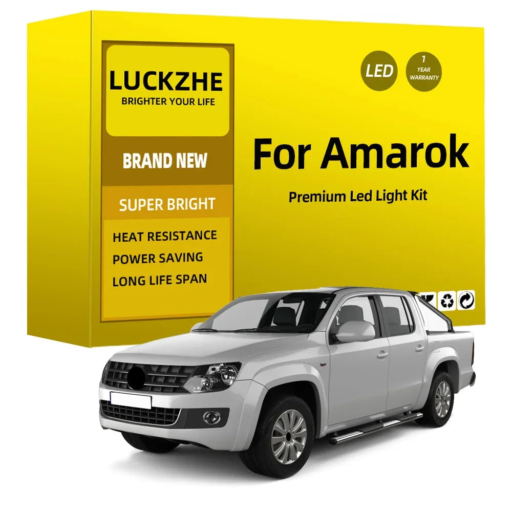 AutoGlowLED 7Pcs LED Interior Light Kit for VW Amarok 2010-2017 Canbus