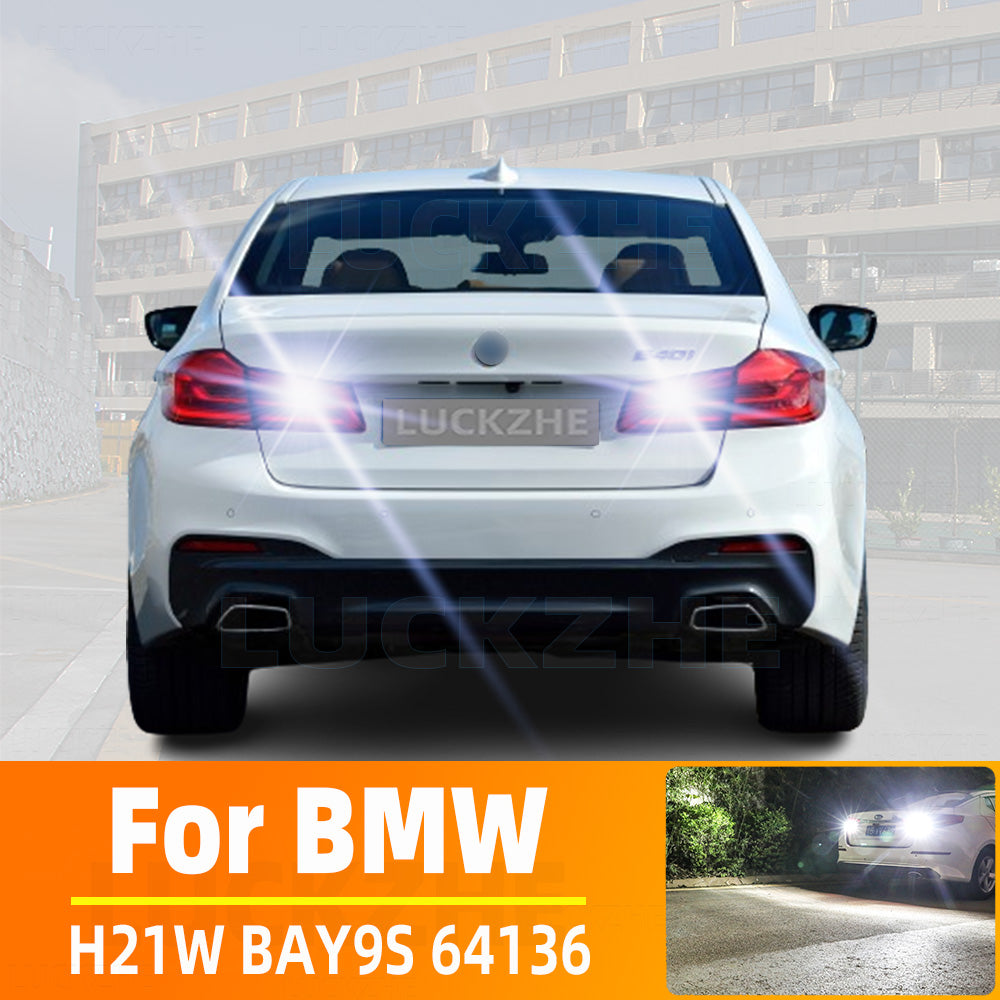 AutoGlowLED H21W LED Reverse Backup Bulb Bay9s Canbus Error Free for BMW