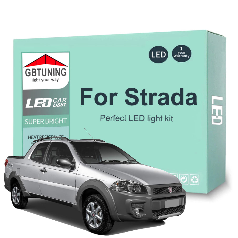 AutoGlowLED Canbus LED Interior Light Kit for Fiat Strada 2009-2024