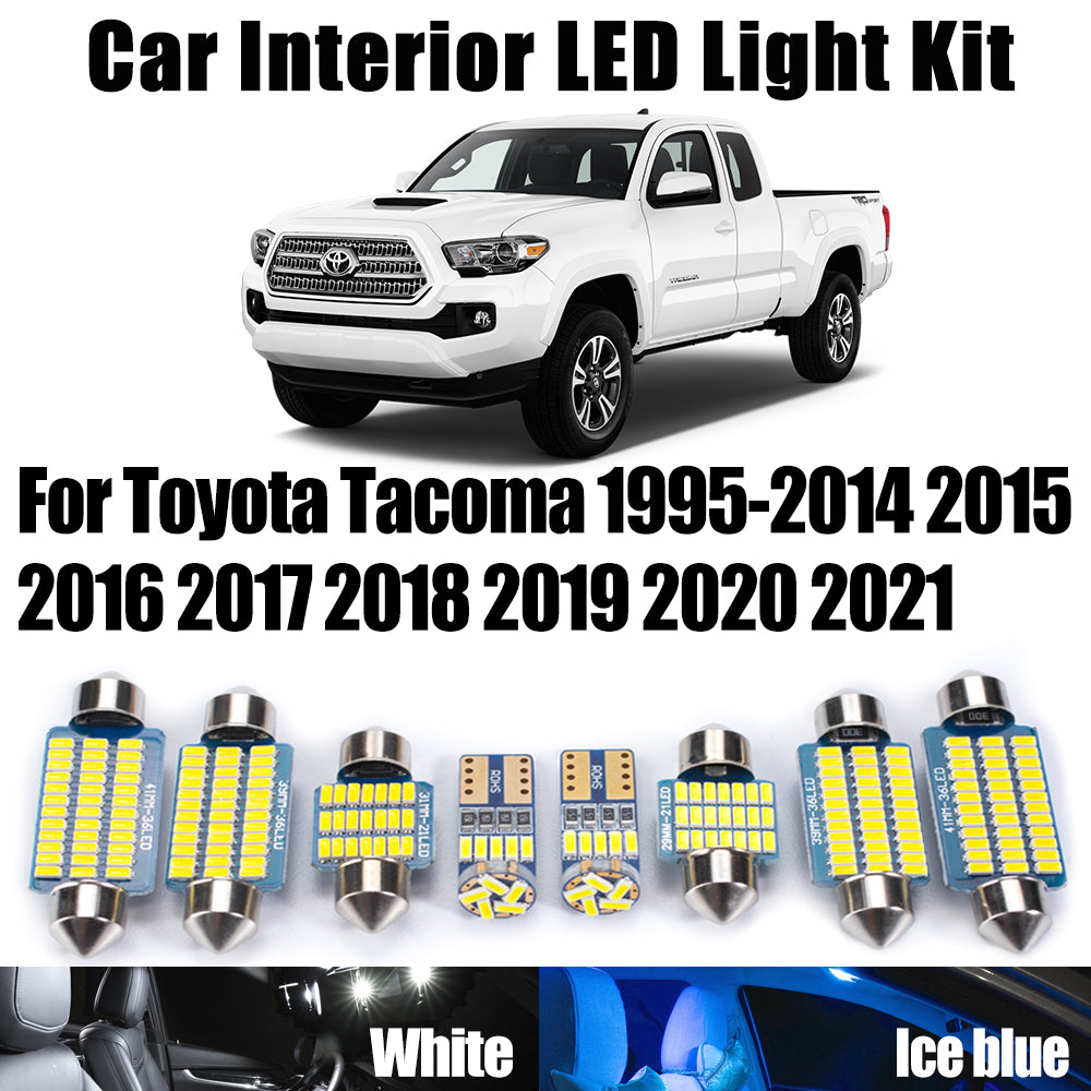 AutoGlowLED Canbus LED Interior Map Dome Light Kit for Toyota Tacoma 1995-2021
