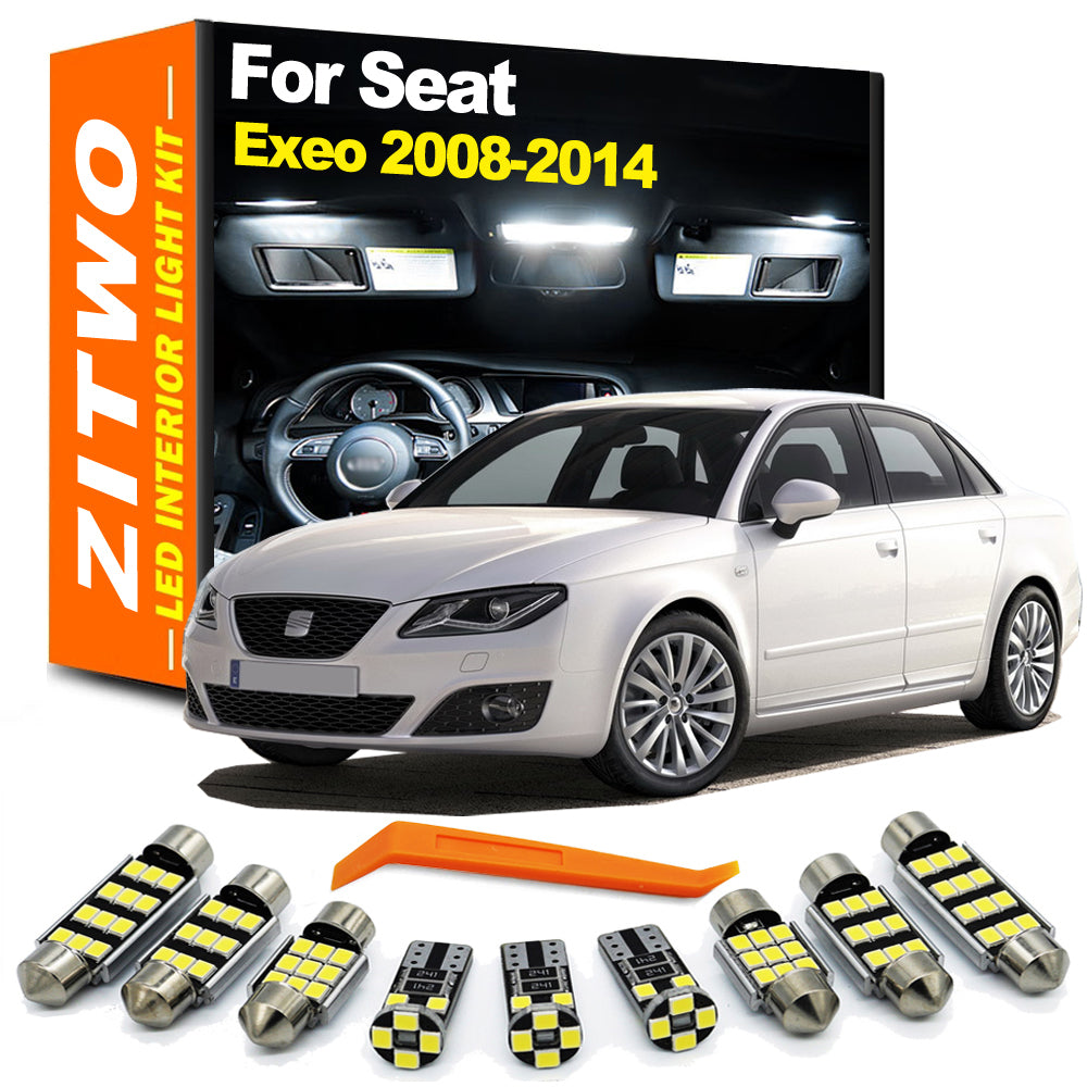 AutoGlowLED 21Pcs LED Interior Light Kit for Seat Exeo ST 2008-2014 Canbus