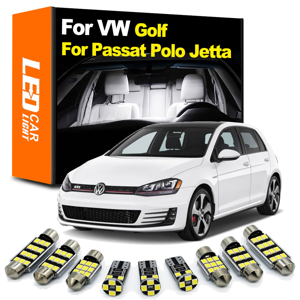 AutoGlowLED VW Golf Jetta Passat Canbus LED Interior Light Kit