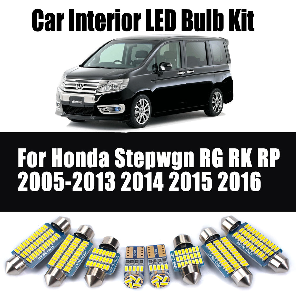 AutoGlowLED LED Interior Light Kit for Honda Stepwgn RG RK RP 2005-2016 Canbus Error Free