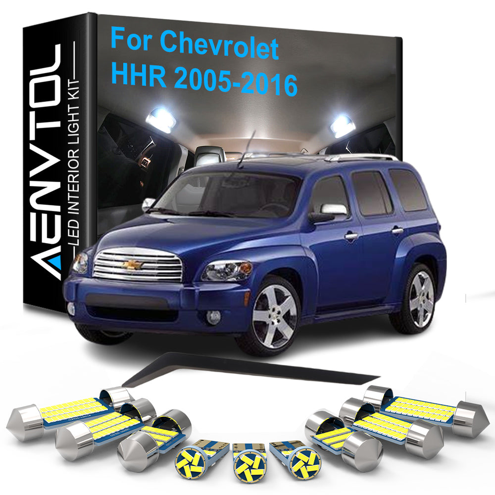 AutoGlowLED 11pc LED Interior Light Kit for Chevrolet HHR 2005-2011 Canbus