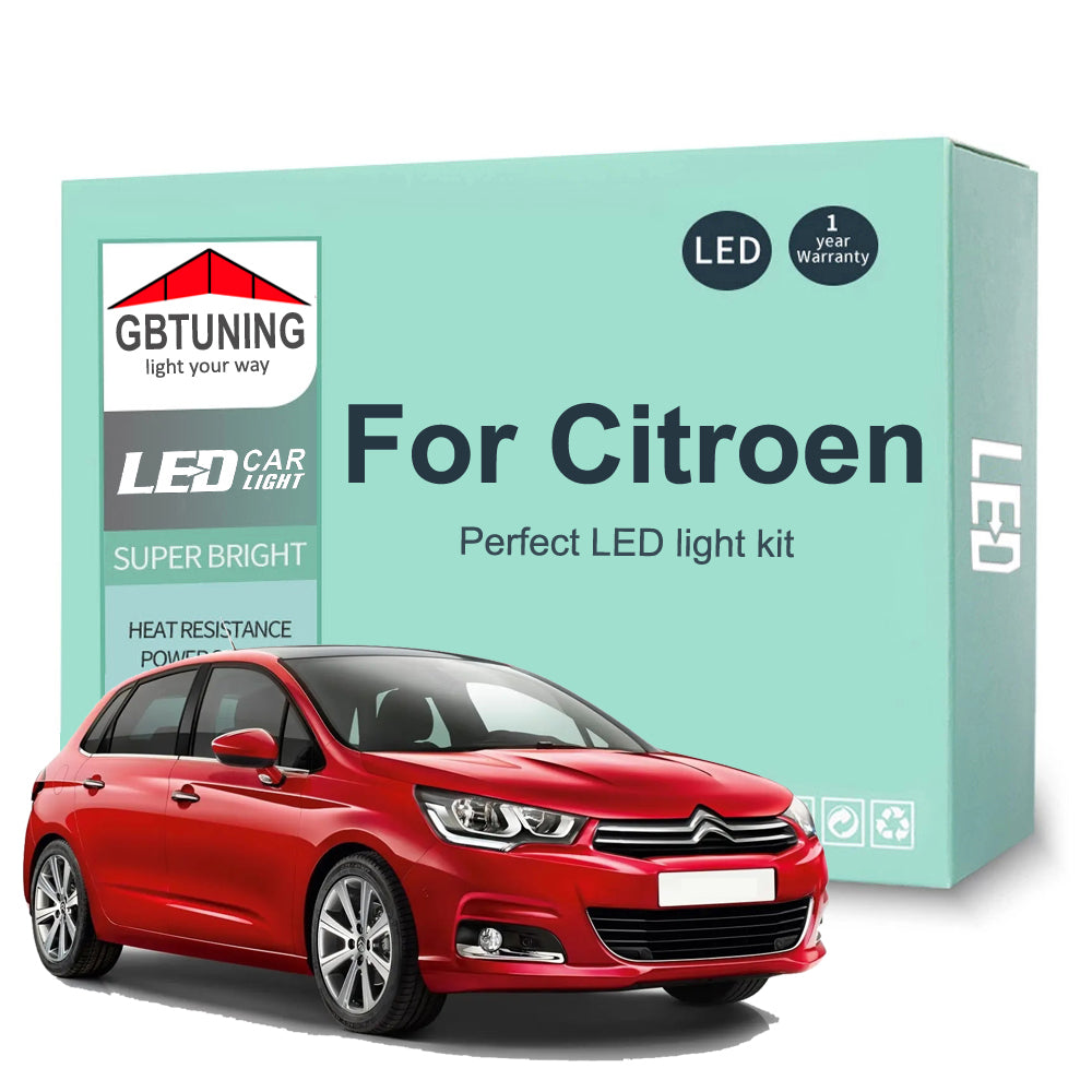 AutoGlowLED LED Interior Light Kit for Citroen C1 C2 C3 C4 C5 C6 C8 Picasso Canbus