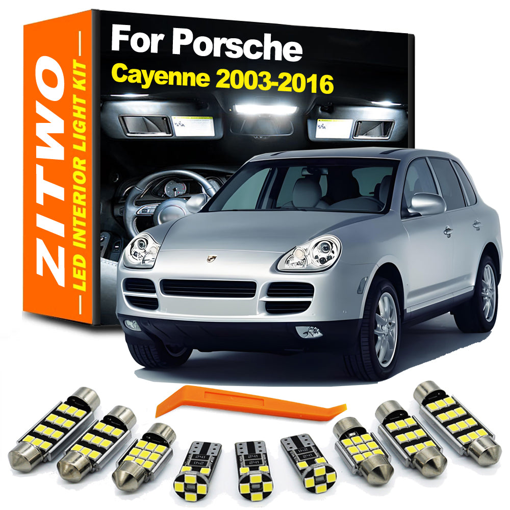 AutoGlowLED LED Interior Light Kit for Porsche Cayenne 955 957 958 9PA 92A 2003-2016