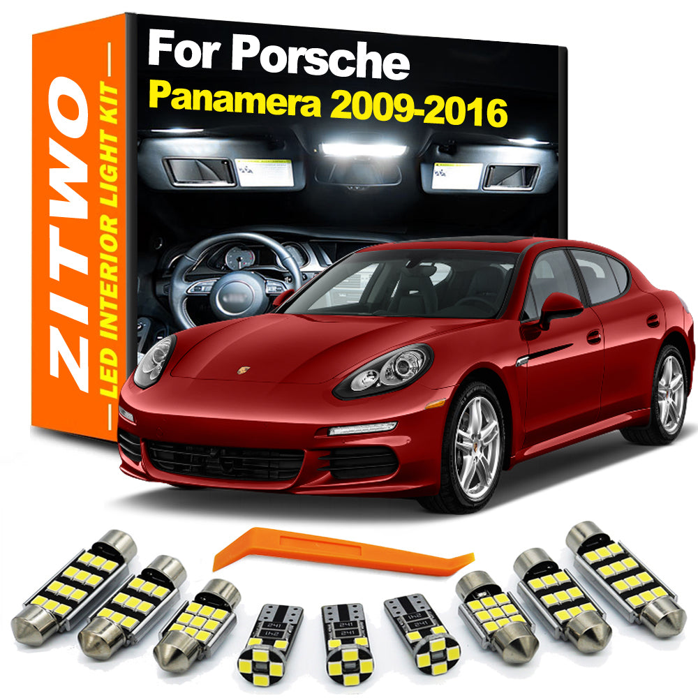 AutoGlowLED 16-Piece LED Interior Light Kit for Porsche Panamera 970 (2009-2016)