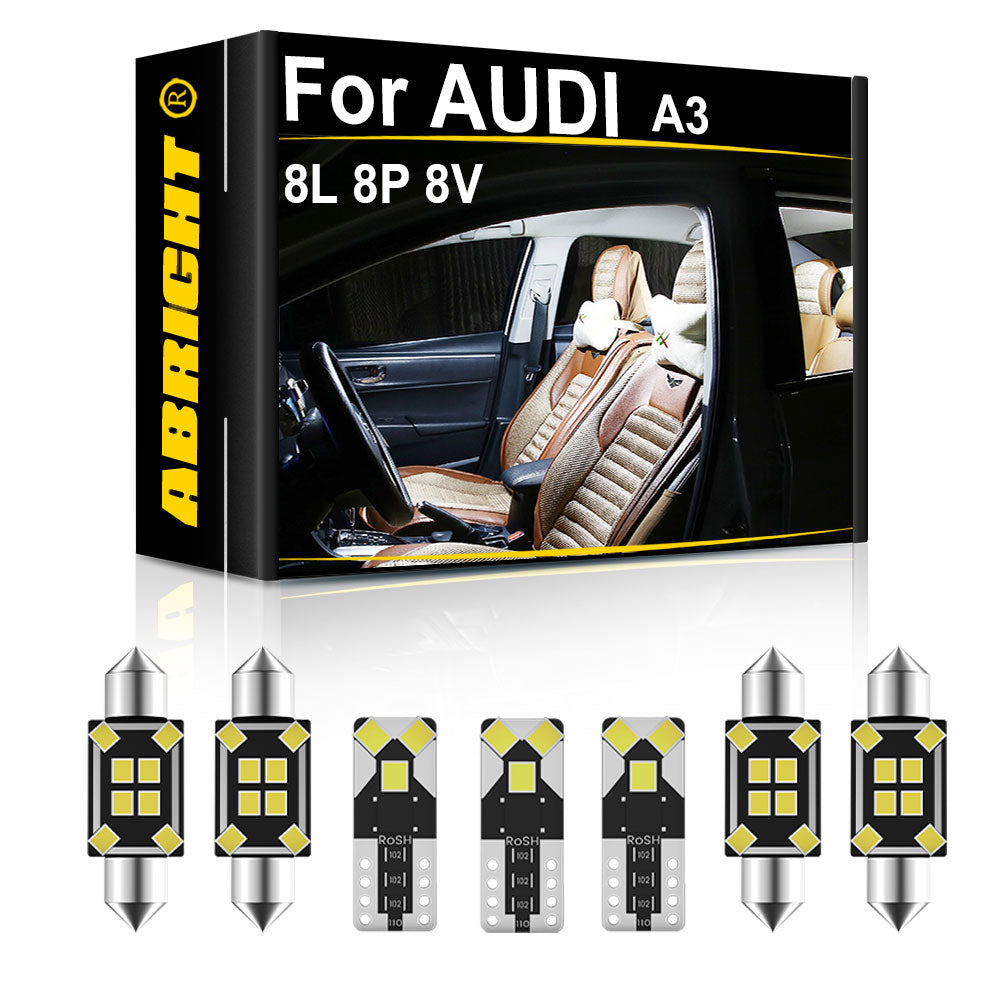 AutoGlowLED For Audi A3 Interior LED Lights Kit Canbus Error Free