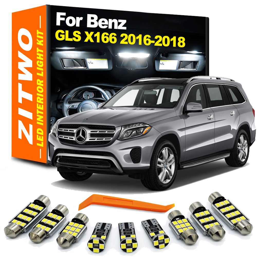 AutoGlowLED 20pcs Canbus LED Interior Light Kit for Mercedes GLS X166 2016-2018