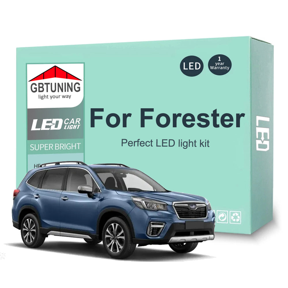 AutoGlowLED LED Interior Light Kit for Subaru Forester 1998-2020 Canbus