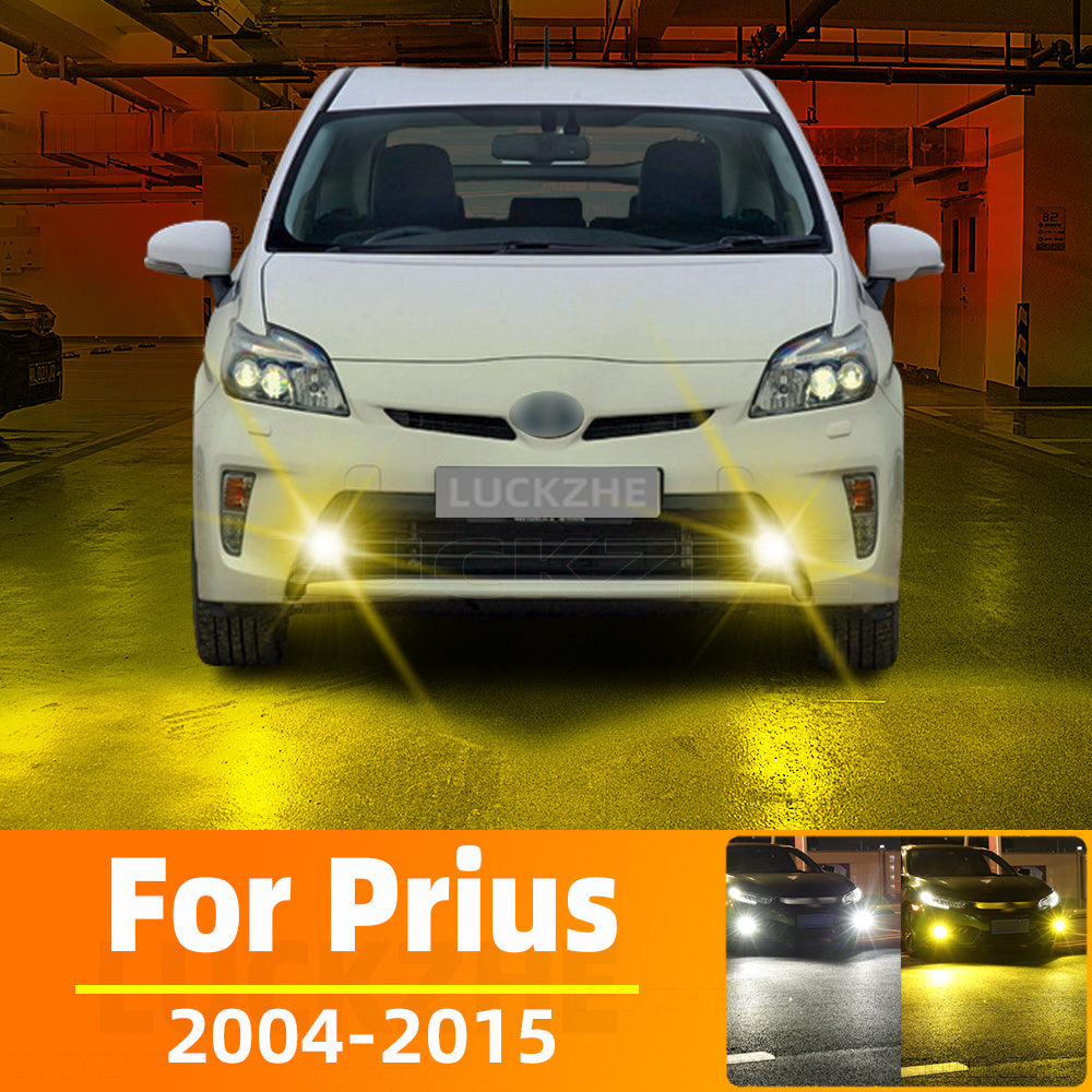 AutoGlowLED LED Fog Lamp Bulbs for Toyota Prius 2004-2015, 2Pcs
