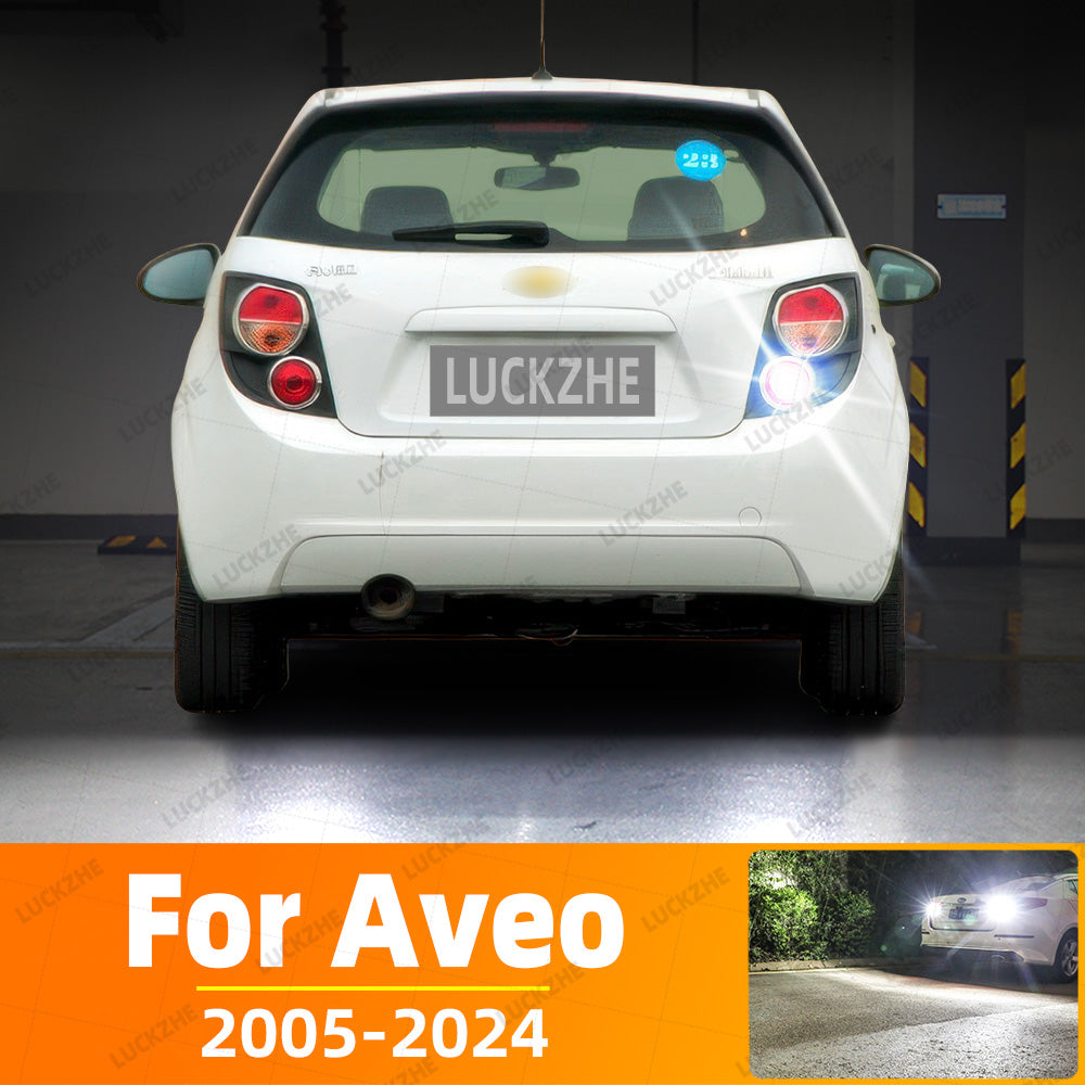 AutoGlowLED LED Reverse Light Bulb P21W BA15S Canbus for Chevrolet Aveo Kalos