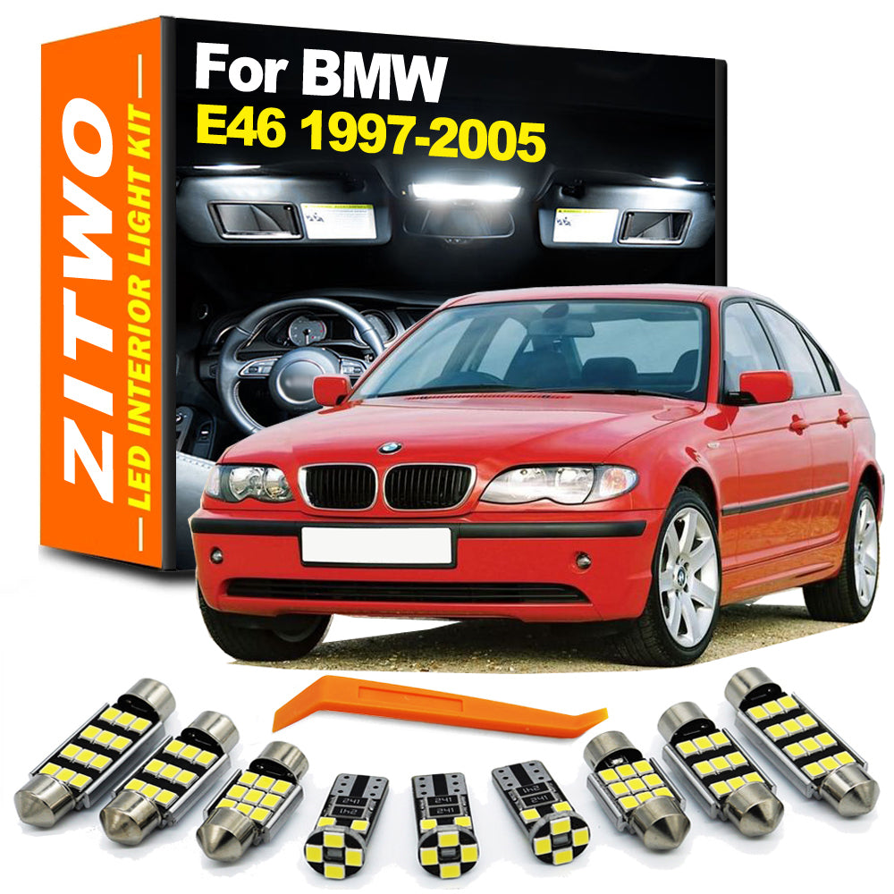 AutoGlowLED 18Pcs Canbus LED Interior Light Kit for BMW 3 Series E46 1997-2005