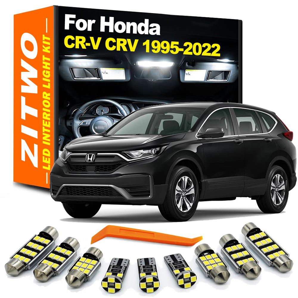 AutoGlowLED LED Interior Dome Map Light Kit for Honda CR-V 1995-2022