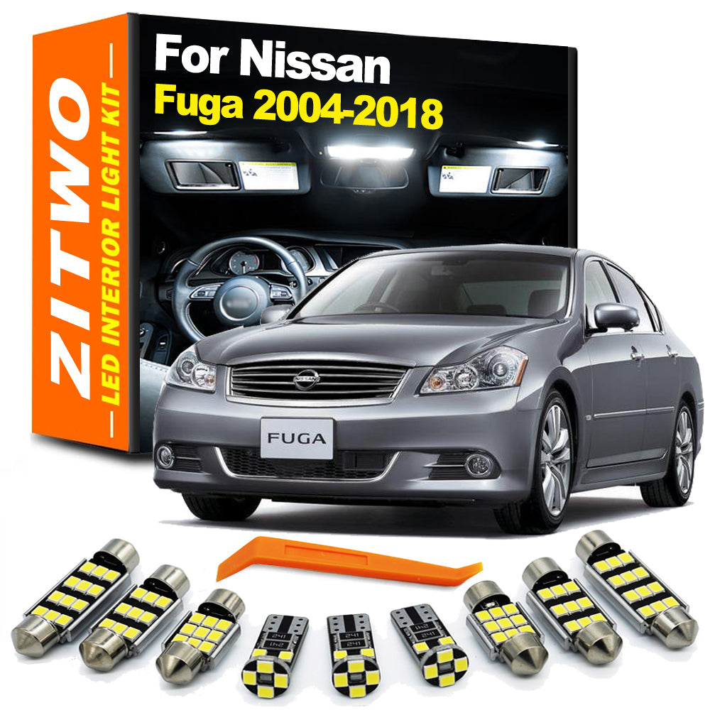 AutoGlowLED LED Interior Light Kit for Nissan Fuga Y50 Y51 2004-2018