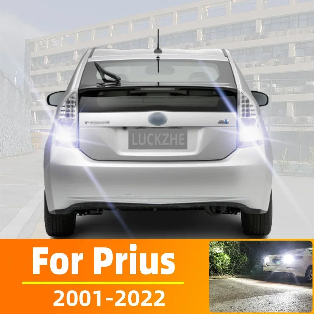 AutoGlowLED LED Backup Reverse Light Bulb for Toyota Prius 2001-2022, 2Pcs