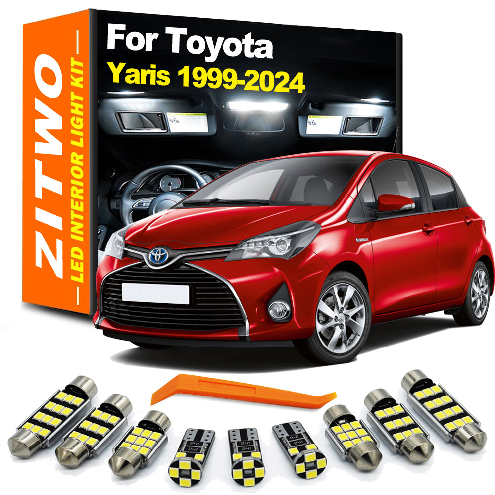 AutoGlowLED LED Interior Dome Map Trunk Light Kit for Toyota Yaris 2006-2024