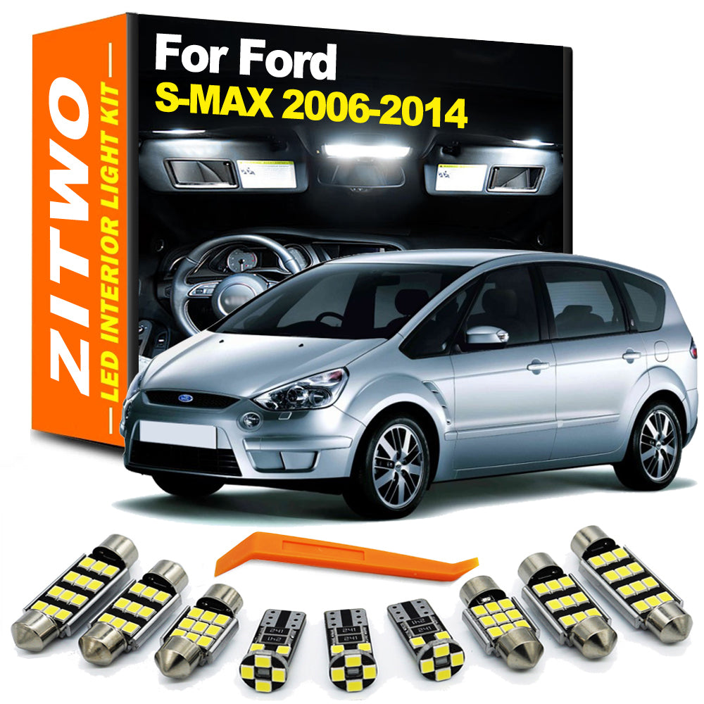AutoGlowLED LED Interior Light Kit for Ford S-MAX 2006-2014