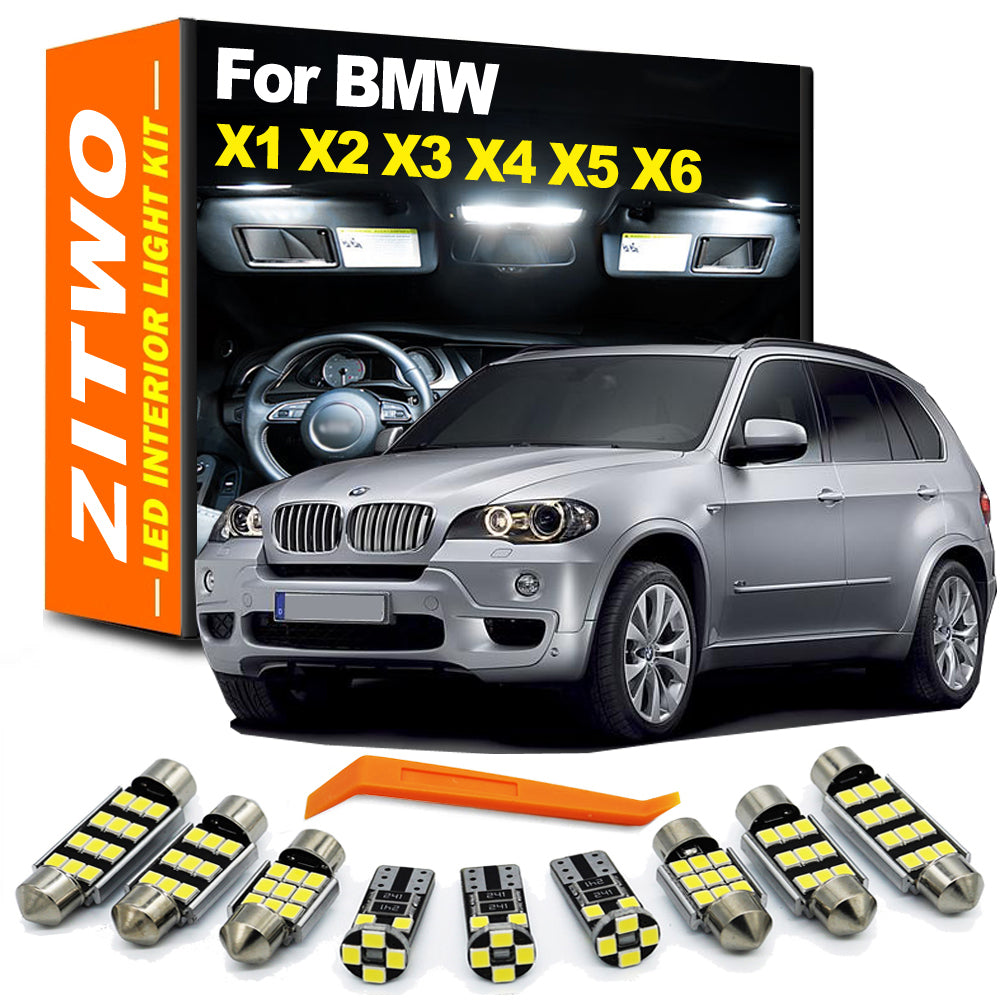 AutoGlowLED Complete Car LED Interior Light Kit for BMW X1 X2 X3 X5 X6