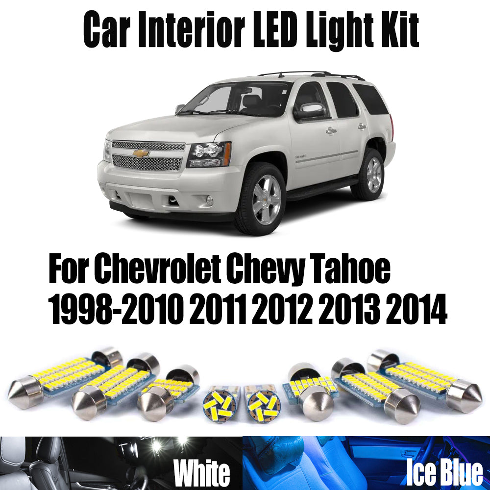 AutoGlowLED LED Interior Light Kit for Chevy Tahoe 1998-2014 Canbus