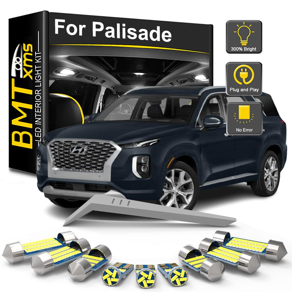AutoGlowLED Canbus LED Interior Light Kit for Hyundai Palisade 2019-2022