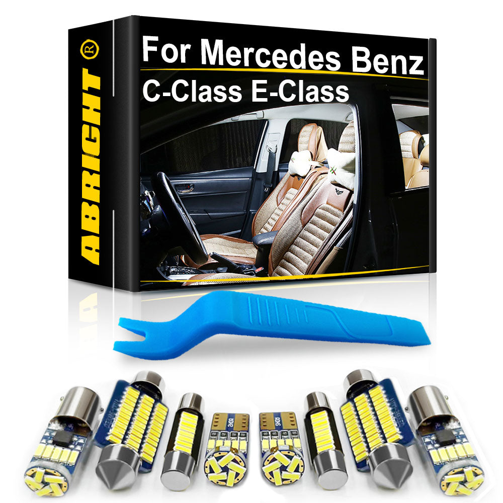 AutoGlowLED Canbus LED Interior Light Kit for Mercedes Benz C E Class