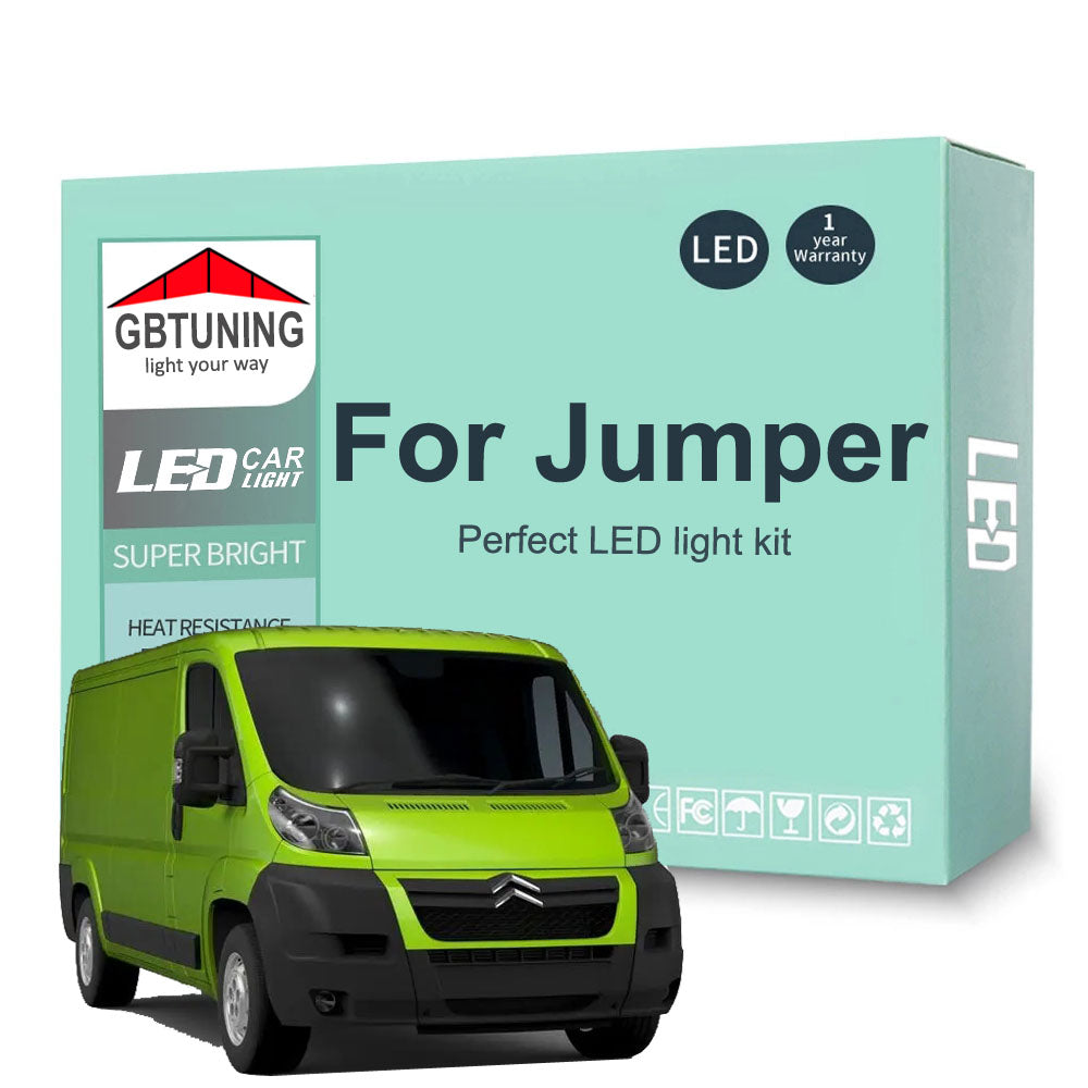 AutoGlowLED Canbus LED Interior Light Kit for Citroen Jumper MK1 MK2 MK3
