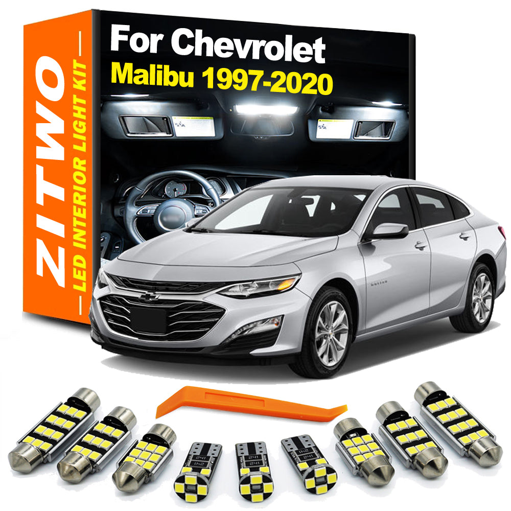 AutoGlowLED LED Interior Light Kit for Chevrolet Malibu 1997-2020