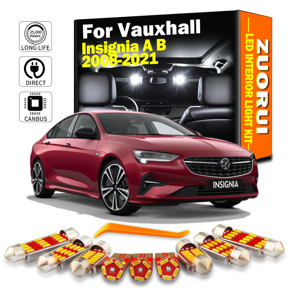 AutoGlowLED Canbus LED Interior Light Kit for Vauxhall Insignia A B