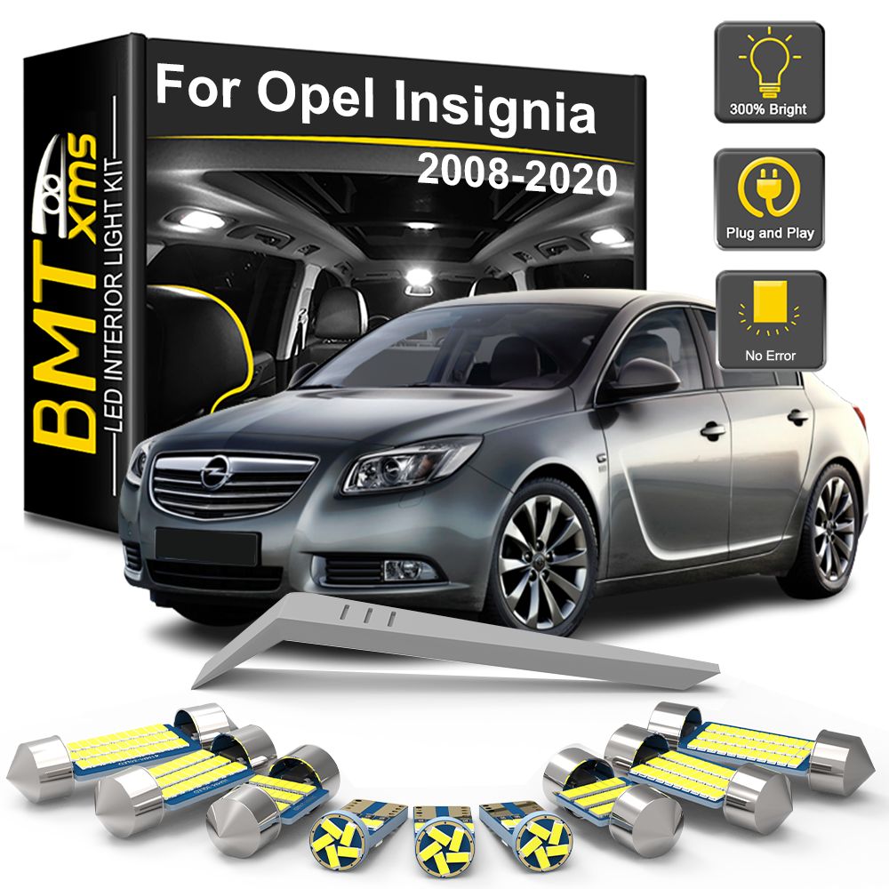 AutoGlowLED Canbus LED Interior Light Kit for Opel Insignia A G09/ST B 2008-2020