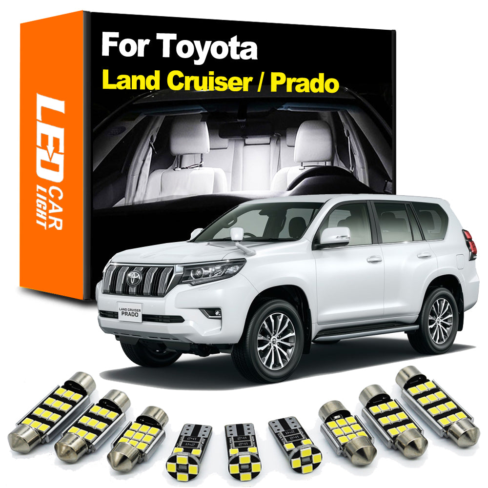 AutoGlowLED Canbus Interior LED Light Kit for Toyota Land Cruiser Prado FJ