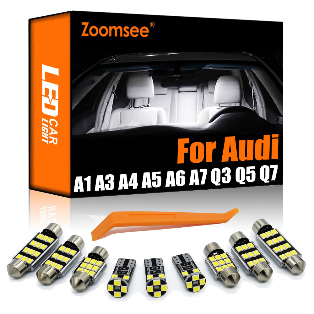 AutoGlowLED Canbus Interior LED Light Kit for Audi A1 A3 A4 A5 A6 A7 A8 Q3 Q5 Q7