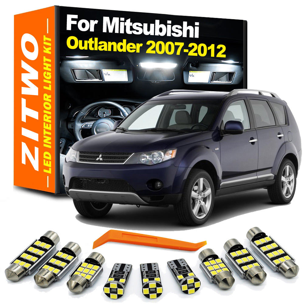 AutoGlowLED 11-Piece Canbus LED Interior Light Kit for Mitsubishi Outlander 2007-2012