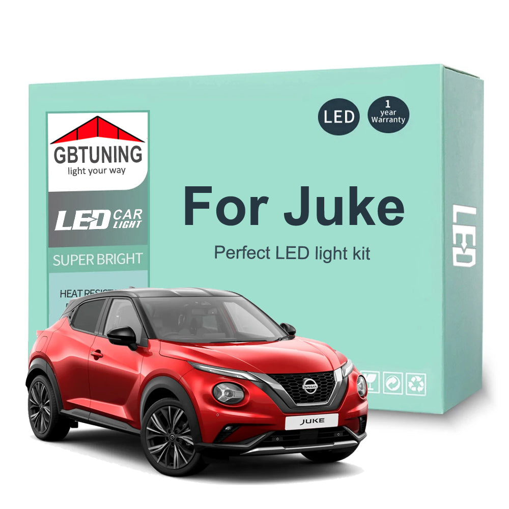 AutoGlowLED LED Interior Light Kit for Nissan Juke 2011-2022 Canbus Error Free