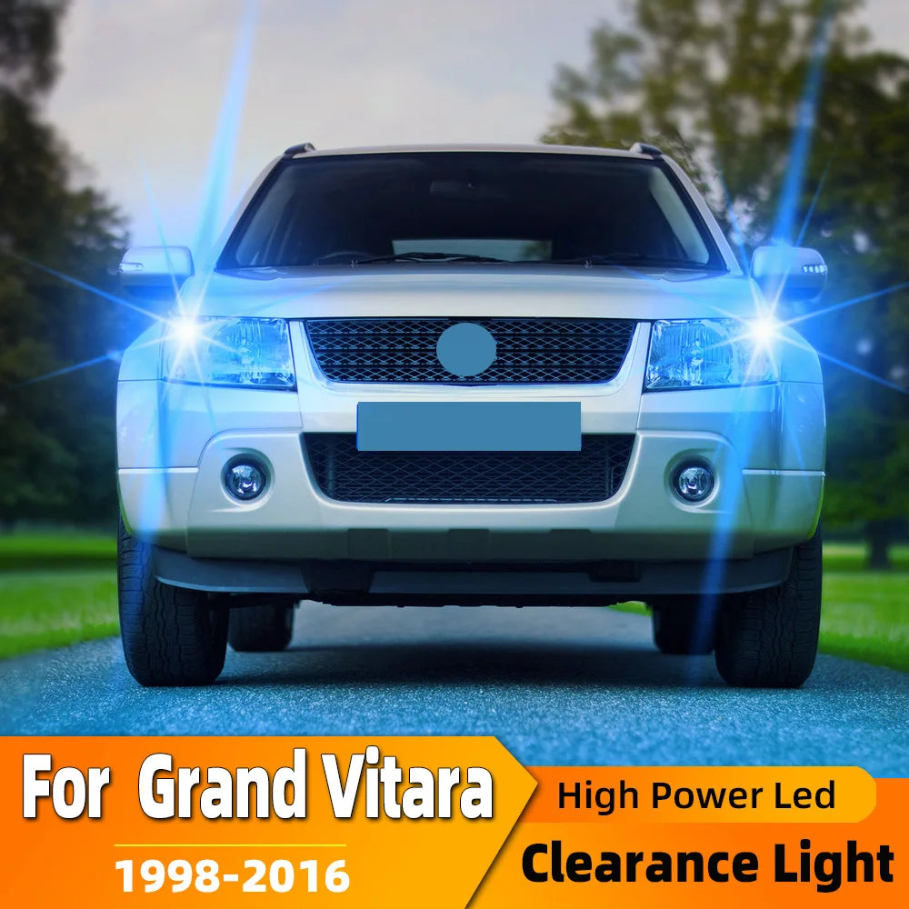 AutoGlowLED LED Side Parking Light for Suzuki Grand Vitara 1998-2016, 2pcs