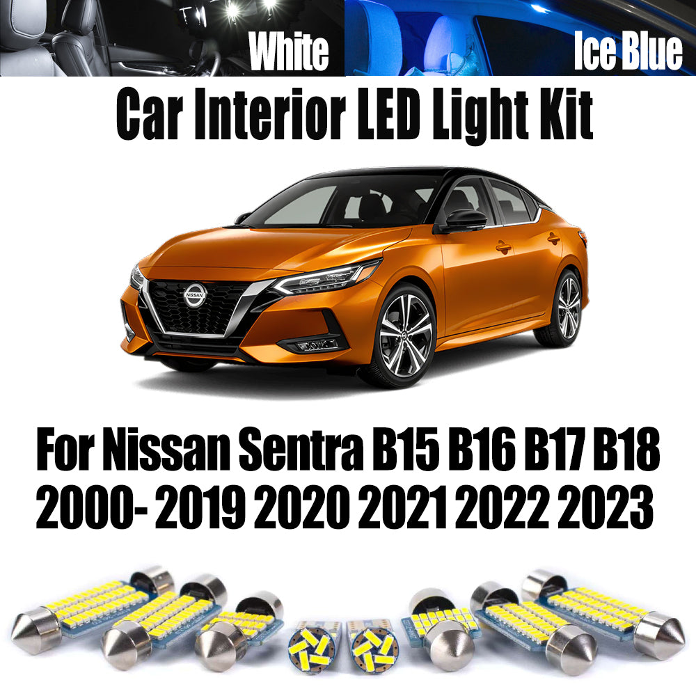 AutoGlowLED LED Interior Light Kit for Nissan Sentra B15-B18