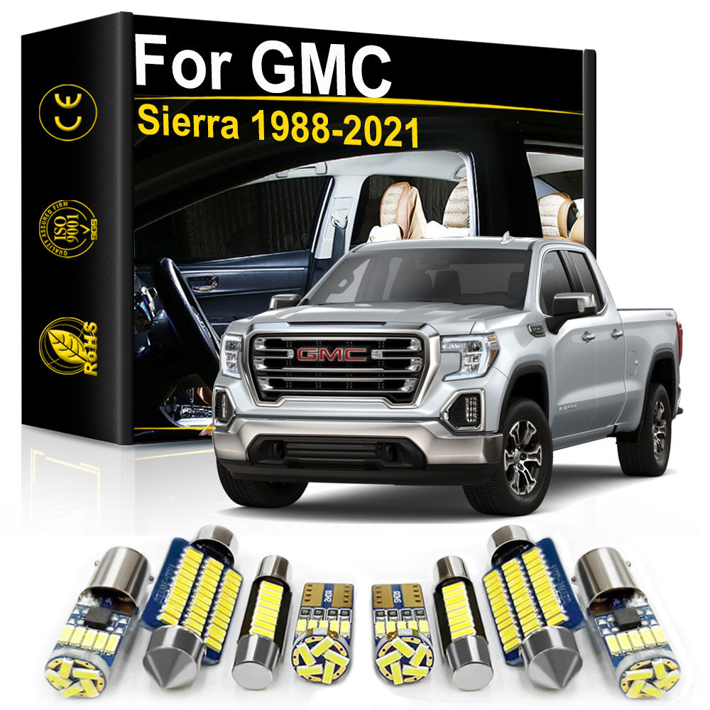 AutoGlowLED GMC Sierra Interior LED Light Kit Canbus Error Free