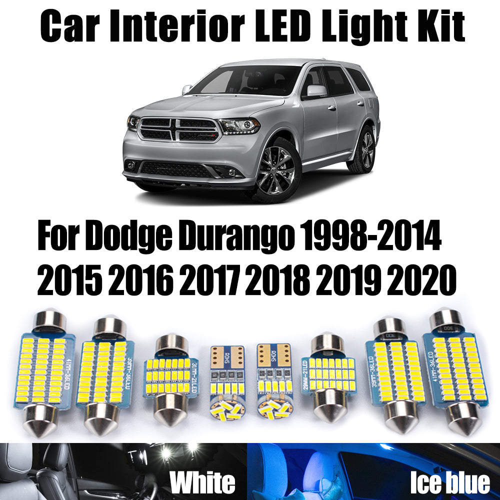 AutoGlowLED Canbus LED Interior Light Kit for Dodge Durango 1998-2020