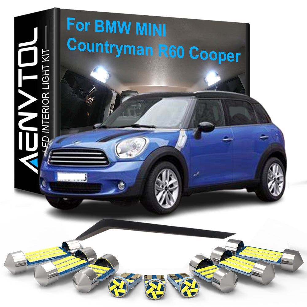 AutoGlowLED 21pcs Canbus LED Interior Lights for MINI Countryman R60 Cooper 2010-2016