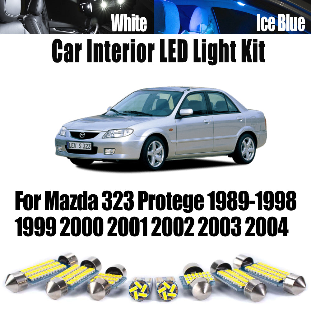AutoGlowLED LED Interior Light Kit for Mazda 323 Protege 1989-2004 Canbus