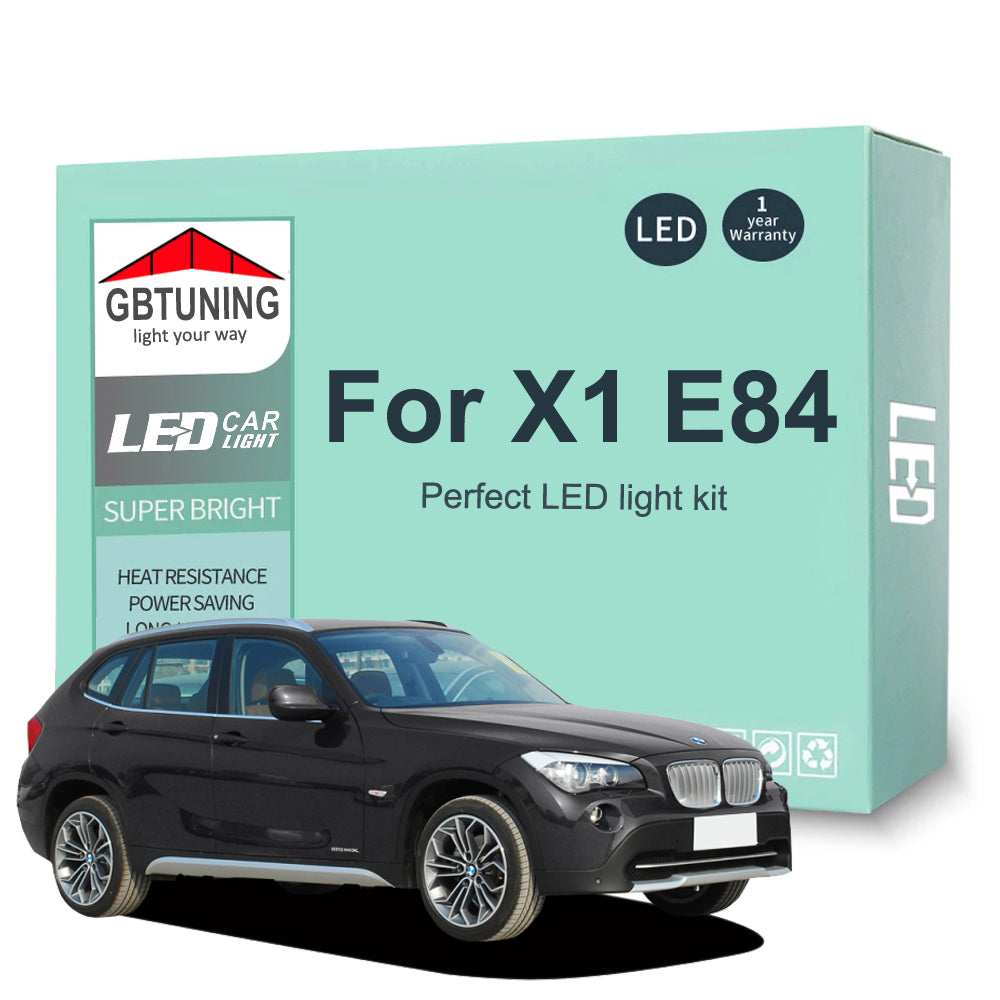 AutoGlowLED 16Pc Canbus LED Interior Light Kit for BMW X1 E84 2009-2015