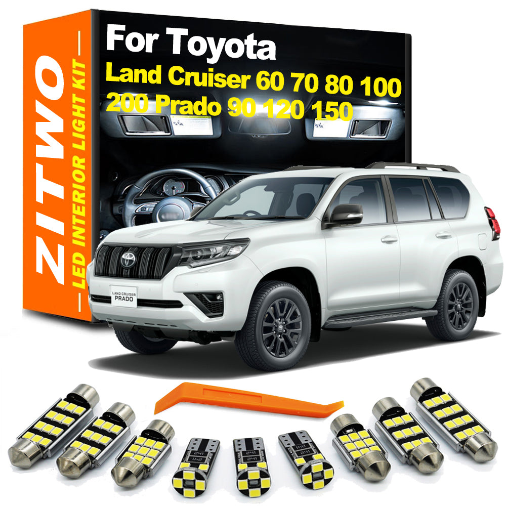 AutoGlowLED LED Interior Light Kit for Toyota Land Cruiser/Prado