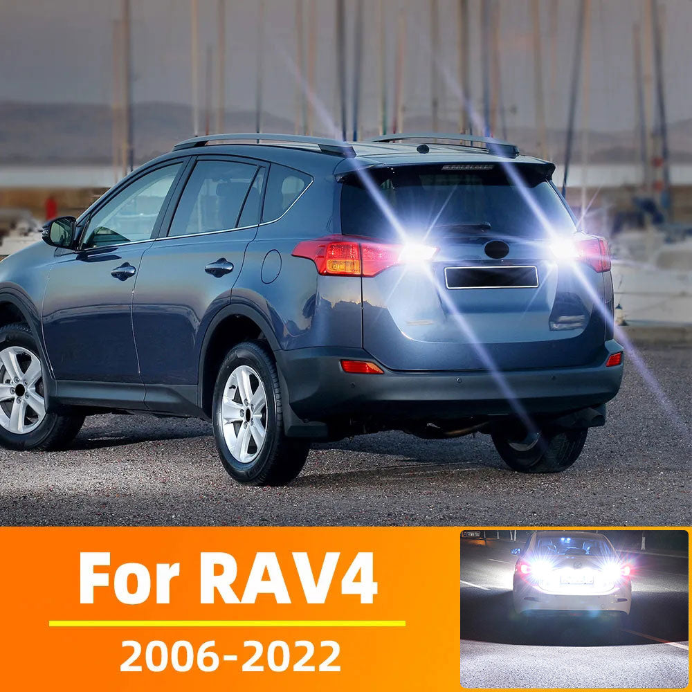 AutoGlowLED LED Backup Reverse Bulbs for Toyota RAV4 2006-2022 Canbus Error Free 2Pcs