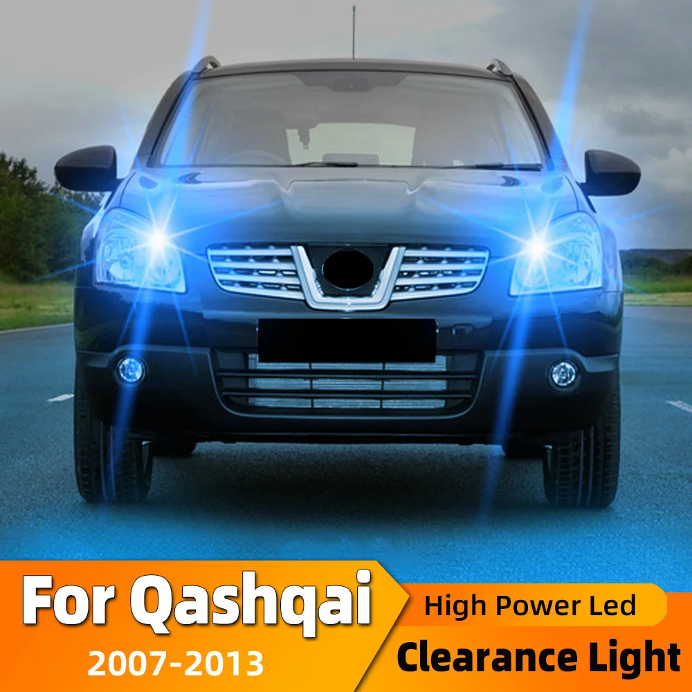 AutoGlowLED LED Side Parking Light for Nissan Qashqai J10 2007-2013, 2pcs