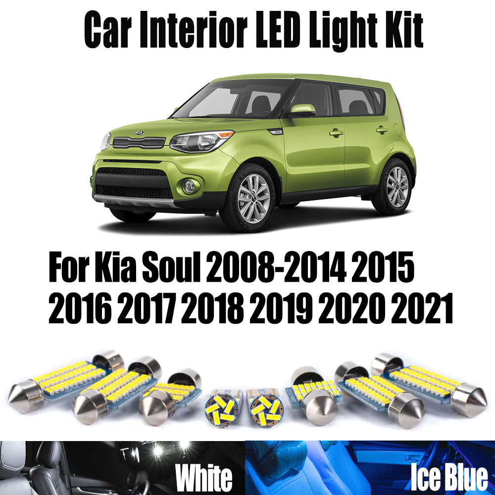 AutoGlowLED Kia Soul LED Interior Light Kit 2008-2021 Canbus Error-Free